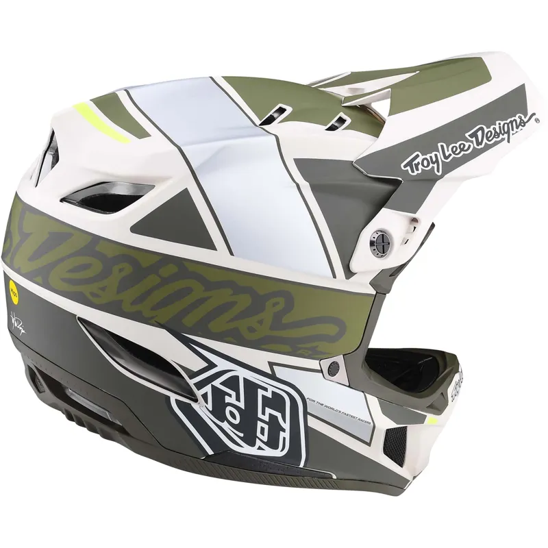 Troy Lee Designs D4 Composite Full Face MIPS MTB Helmet Team Military-2